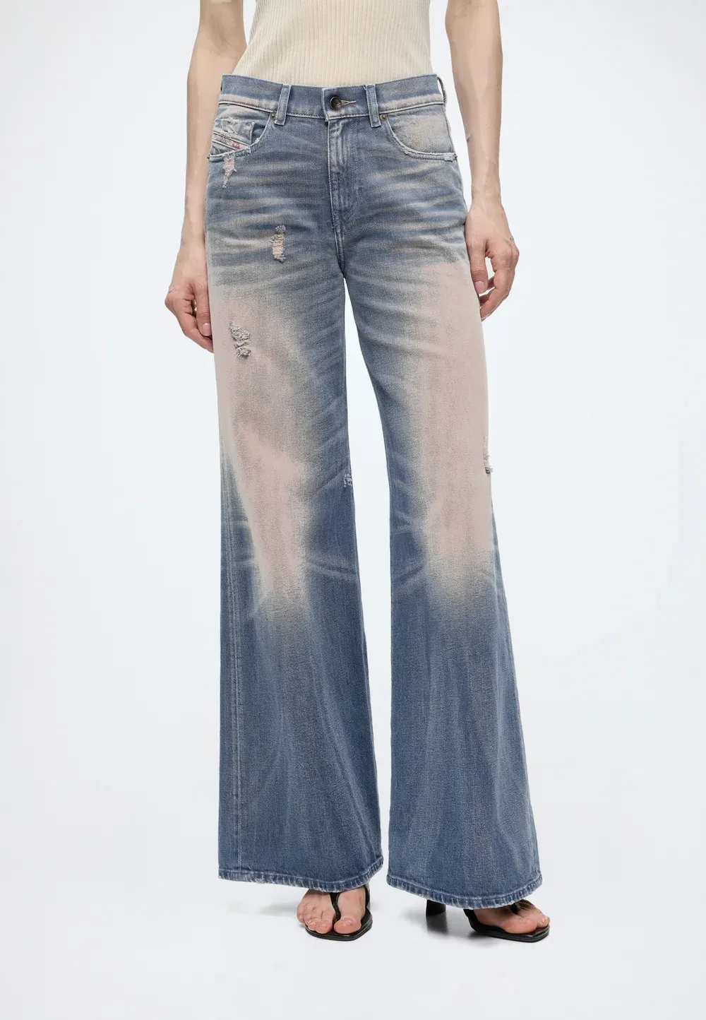 1978 akemi - широкие штанины Diesel, Blue