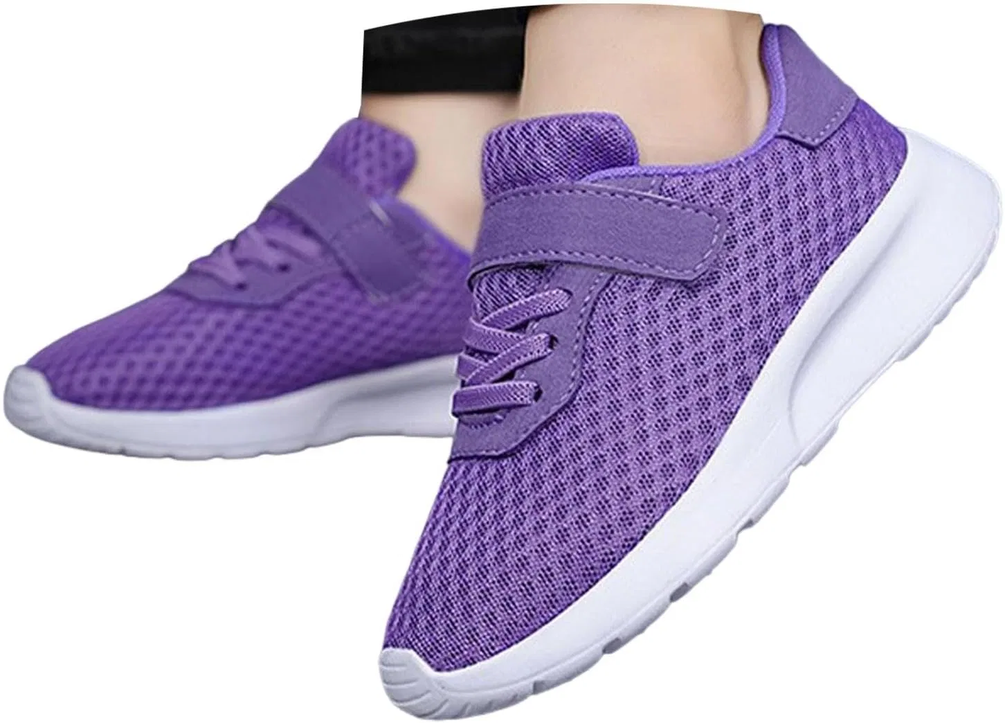 Детские кроссовки для девочек с принтом Mesh Sneakers, Purple — фото 2