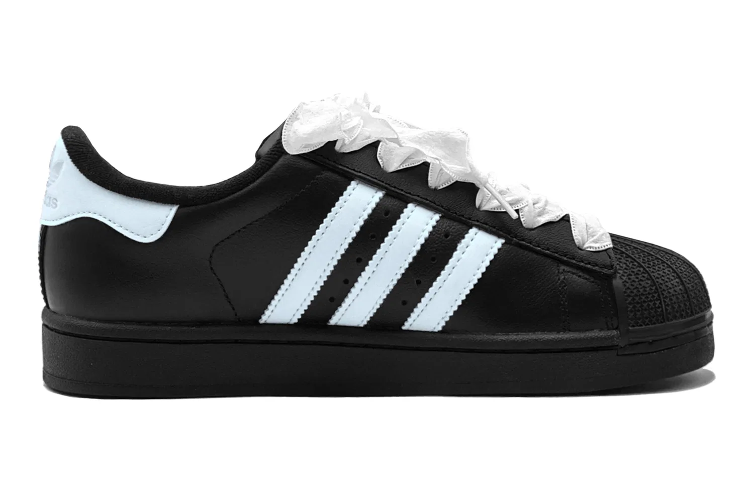 Детские кроссовки для скейтбординга с принтом Adidas Originals Superstar 2, Light Blue — фото 4
