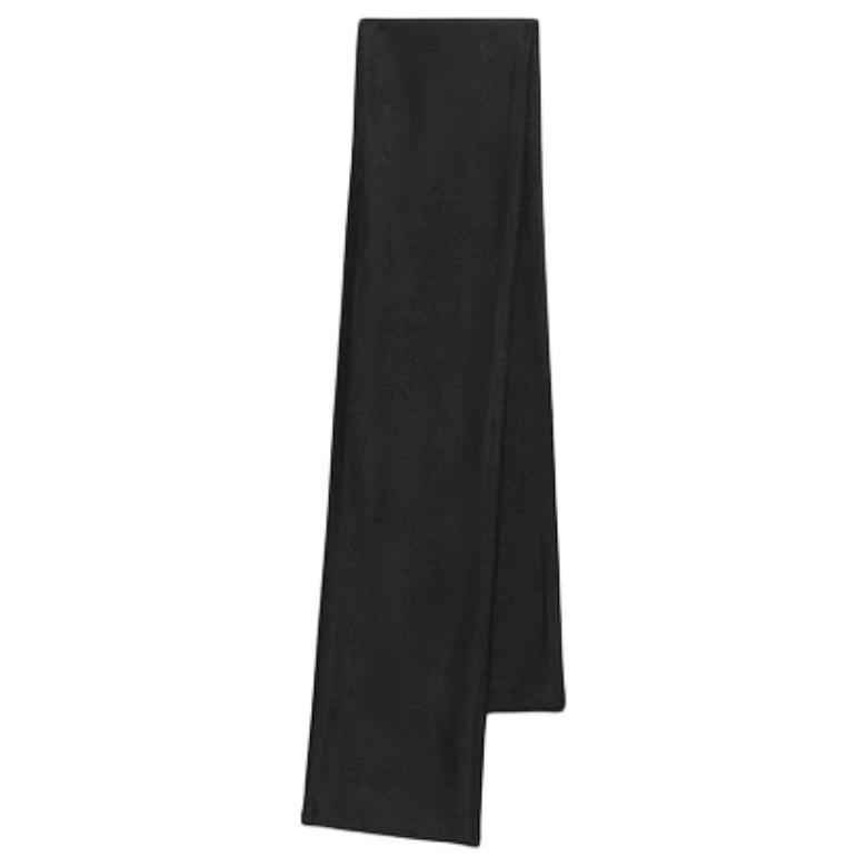 

TOTEME Ацетатный вязаный шарф женский черный, Black