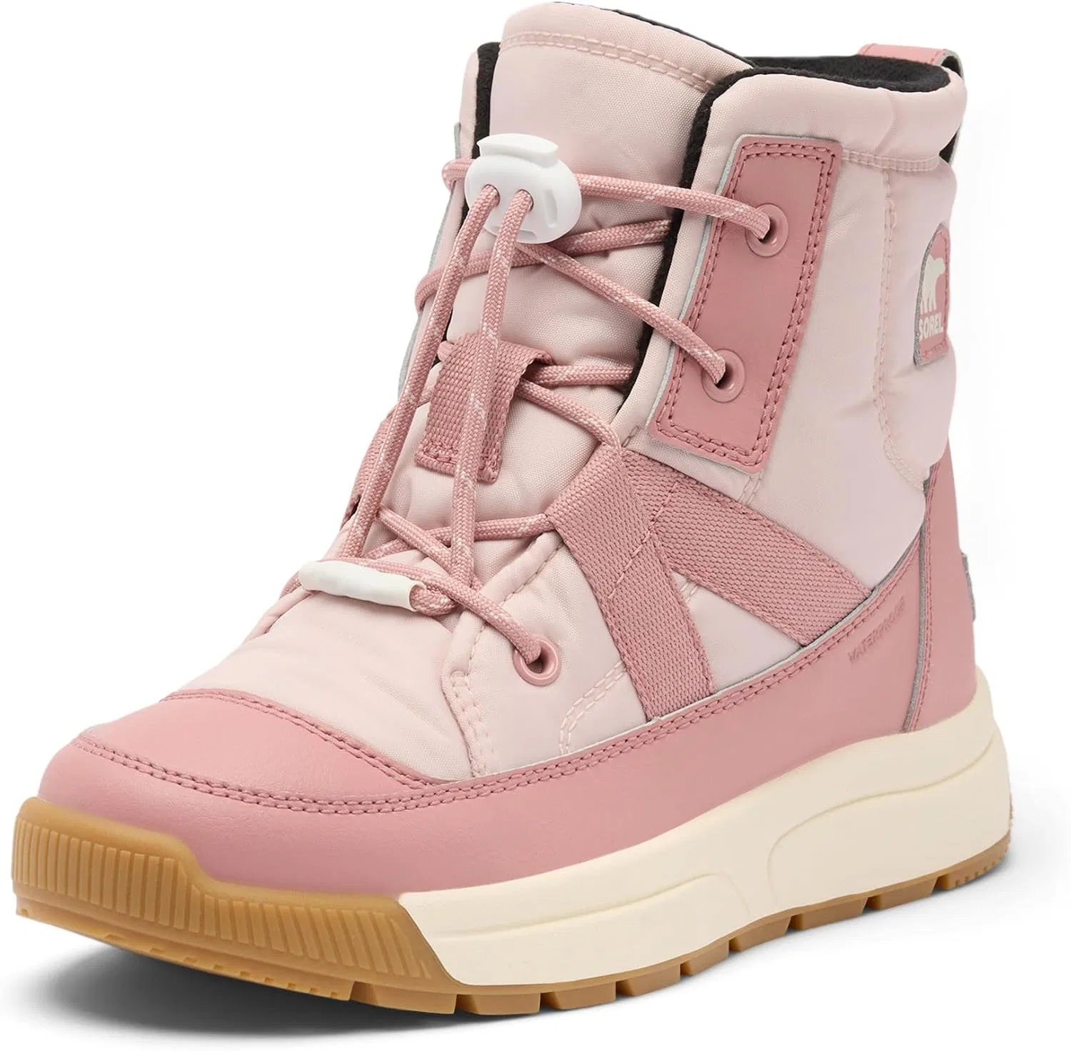 Детские зимние ботинки для девочек Whitney III Mid Waterproof, Pink Salt/Eraser Pink