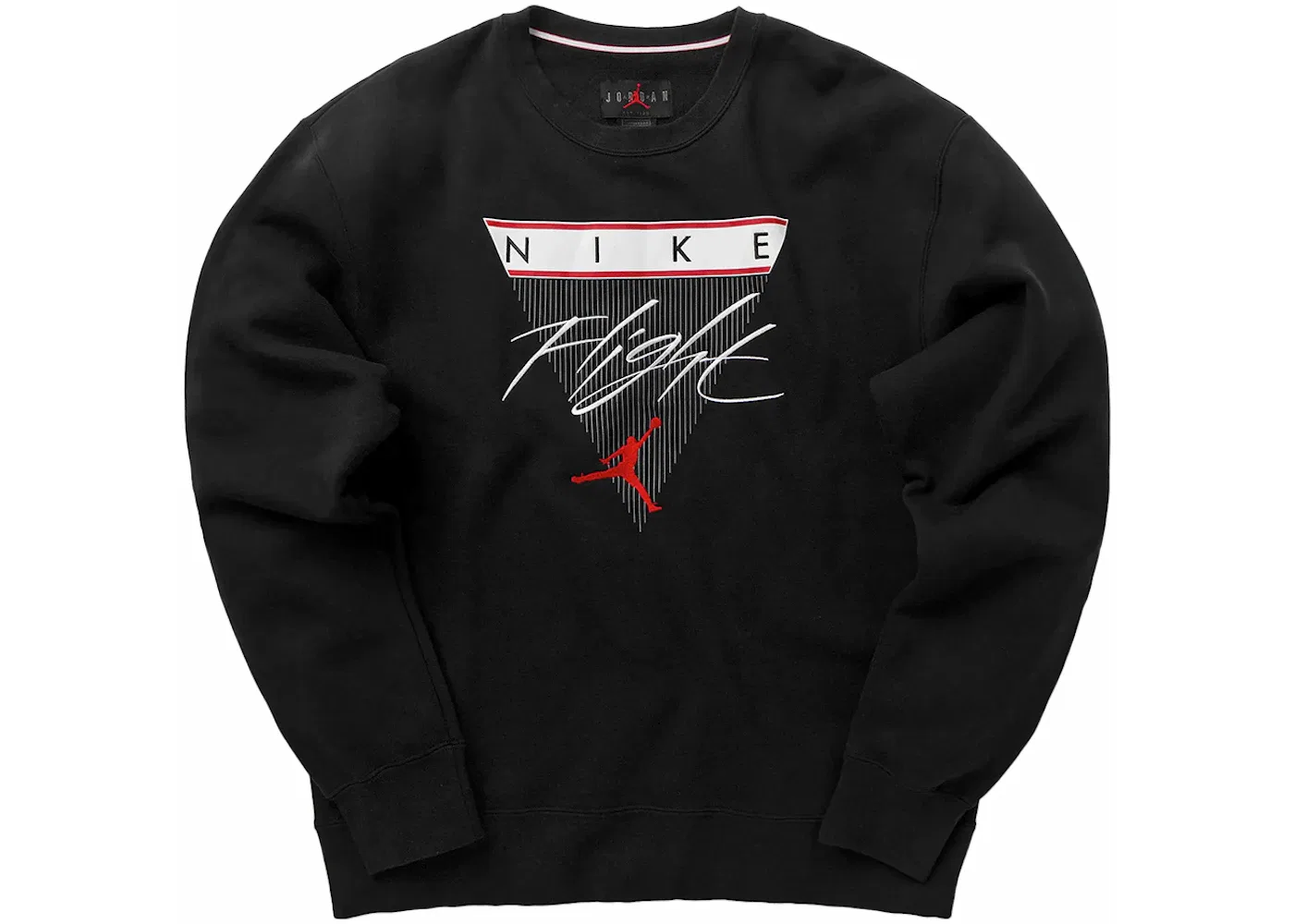 Мужская худи с принтом Jordan Flight Crewneck Graphic Hoodie, Black