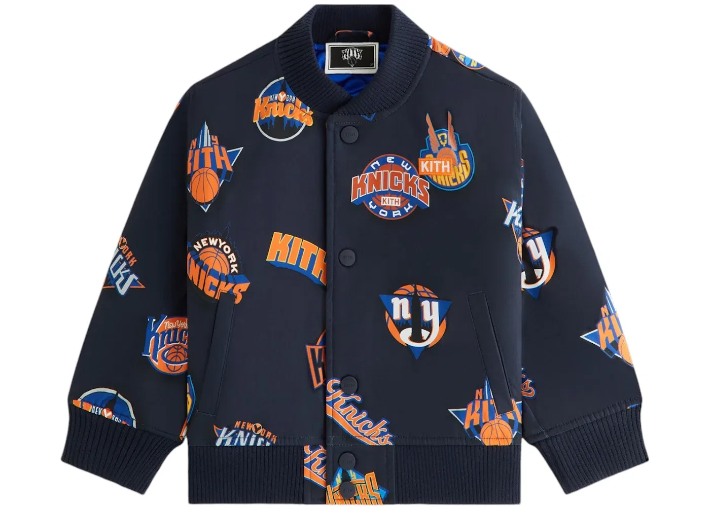 Детская куртка-бомбер с принтом Kith x New York Knicks, Nocturnal