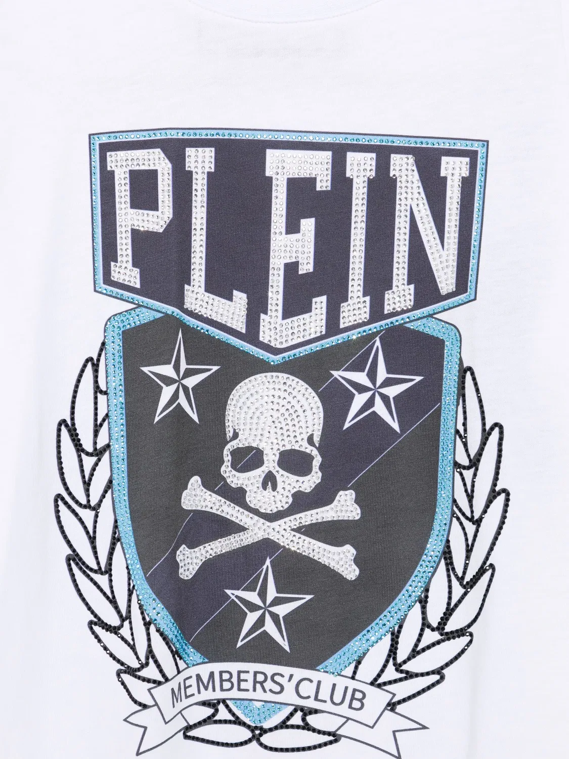 Футболка с круглым вырезом Philipp Plein, белый — фото 2