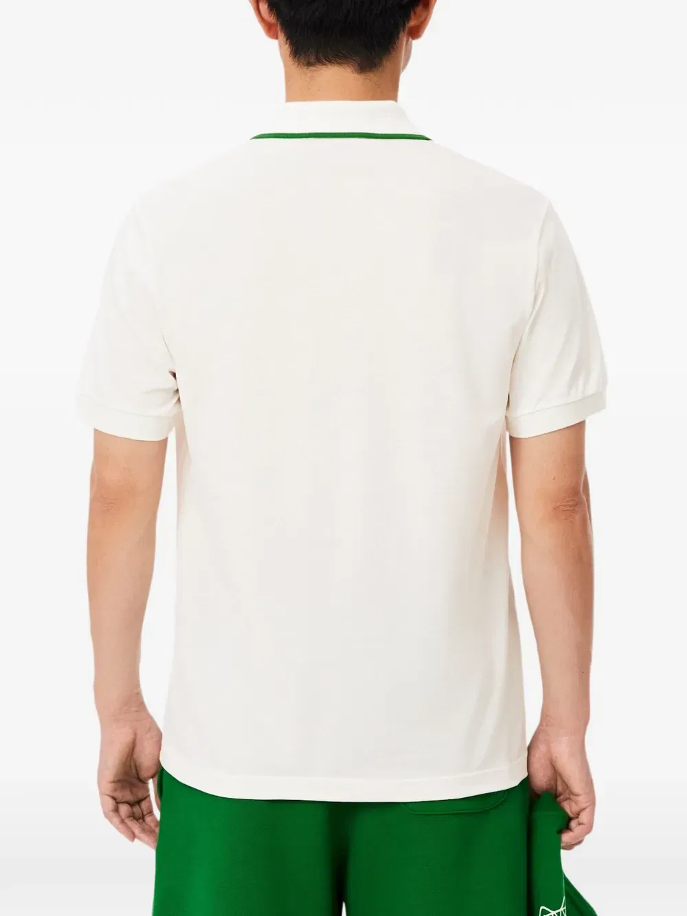 Футболка-поло Lacoste, белый — фото 4