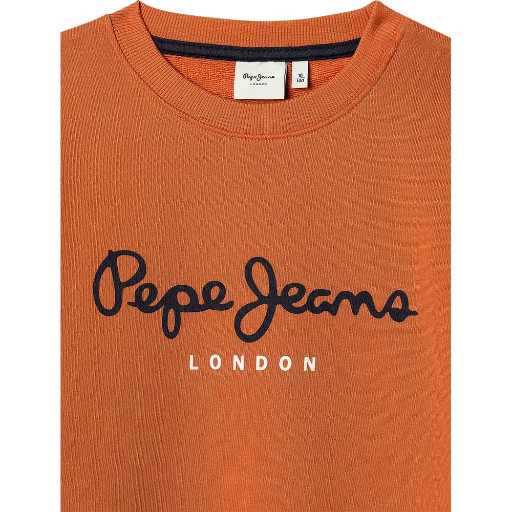 Детский свитшот для мальчиков с принтом Pepe jeans Art, Orange — фото 3