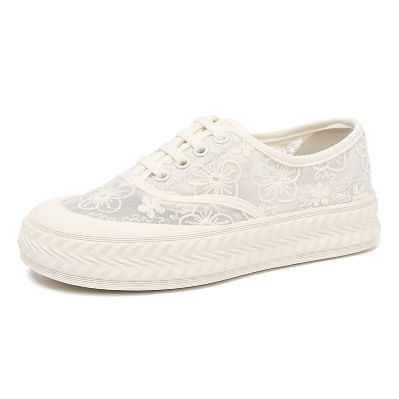 Туфли женские повседневные Women's Casual Shoes Women's Beige Cameido — фото 3