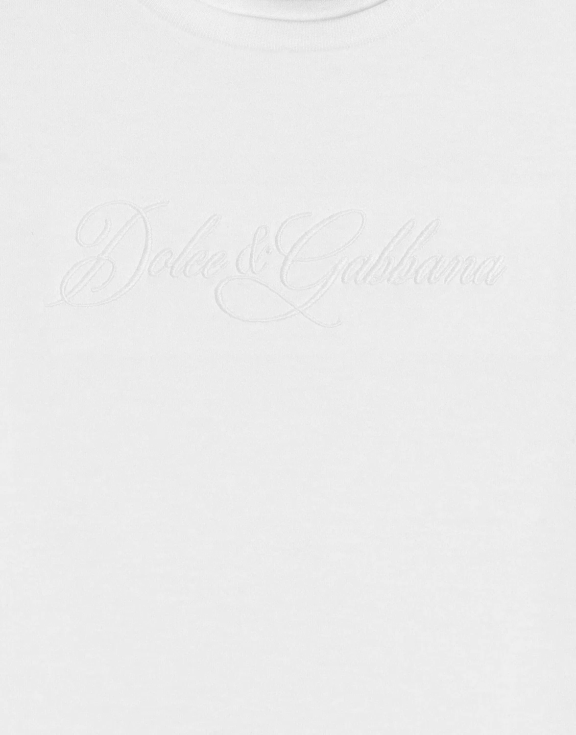 Футболка-джерси с логотипом DOLCE & GABBANA, белый — фото 3