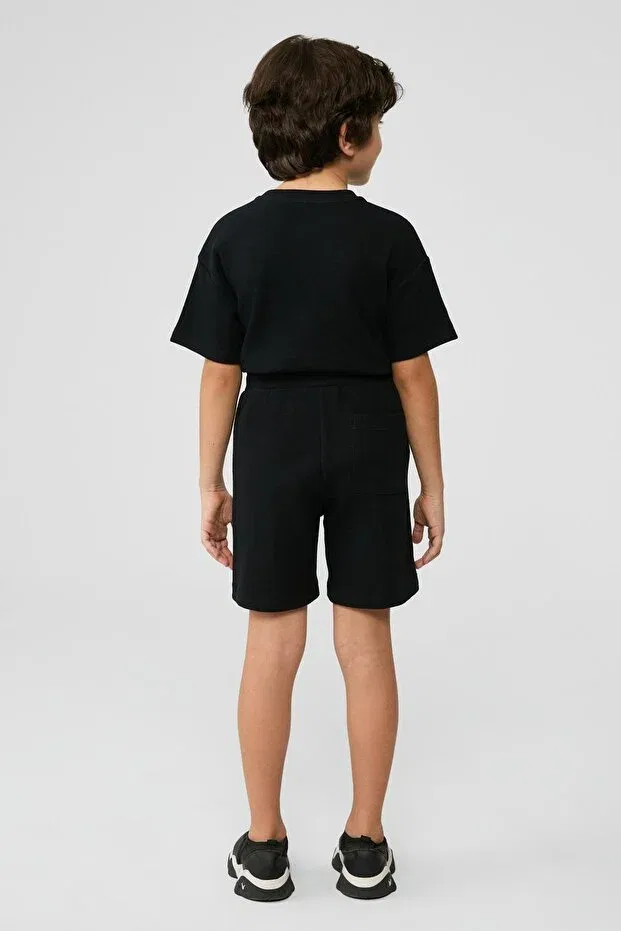 Детские шорты для мальчиков хлопковые Nbt Bsc, Black — фото 4