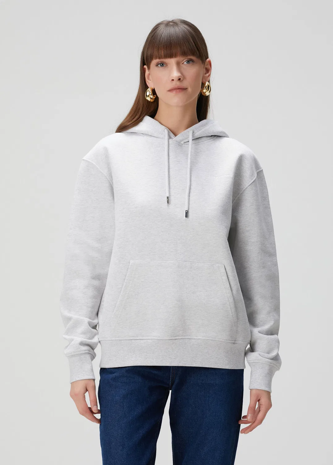 Свитшот Jacquemus, серый — фото 3