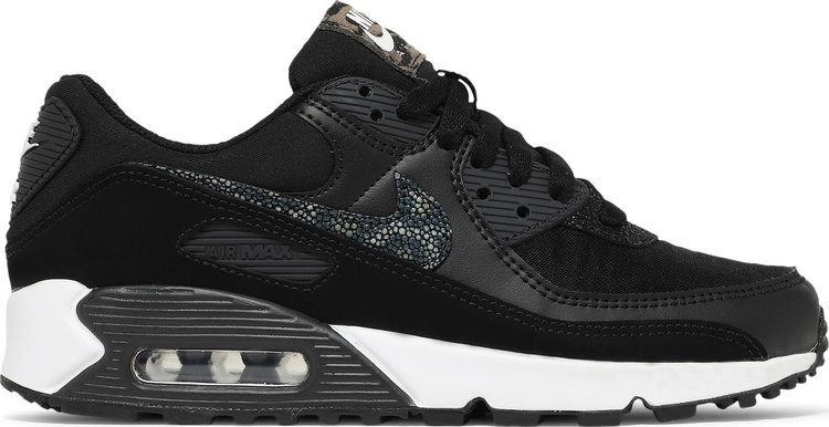 Кроссовки Nike Wmns Air Max 90 SE 'Black Safari', черный - фото