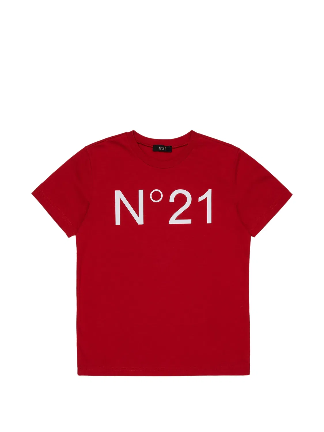 Футболка с логотипом Nº21 Kids, красный