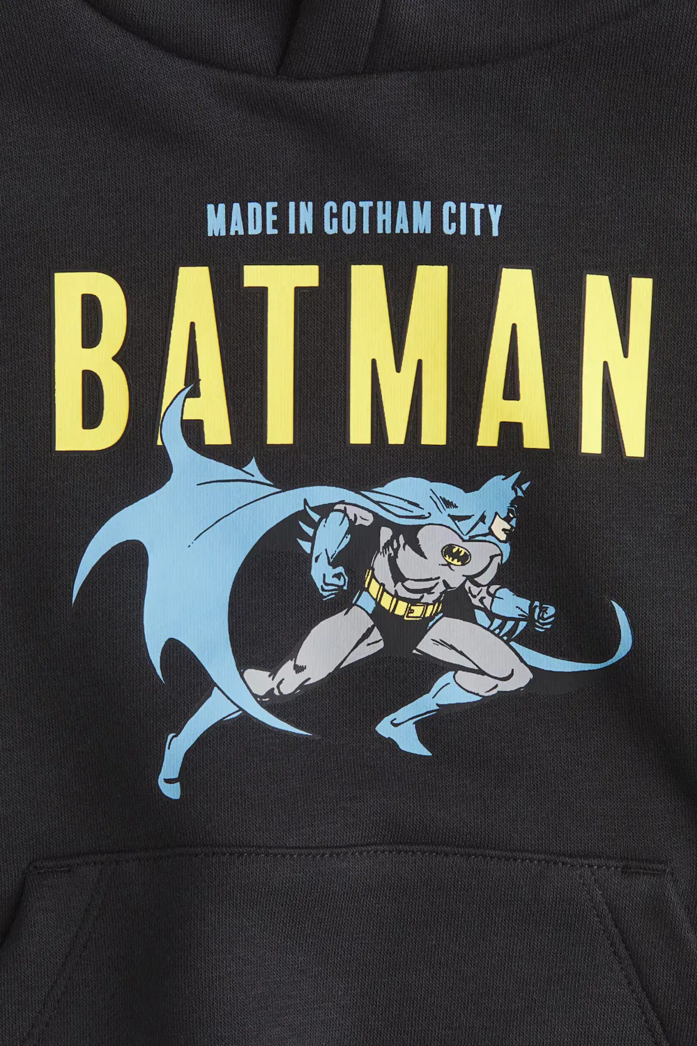 Худи с принтом H&M, Ausgewaschenes Schwarz/Batman — фото 2