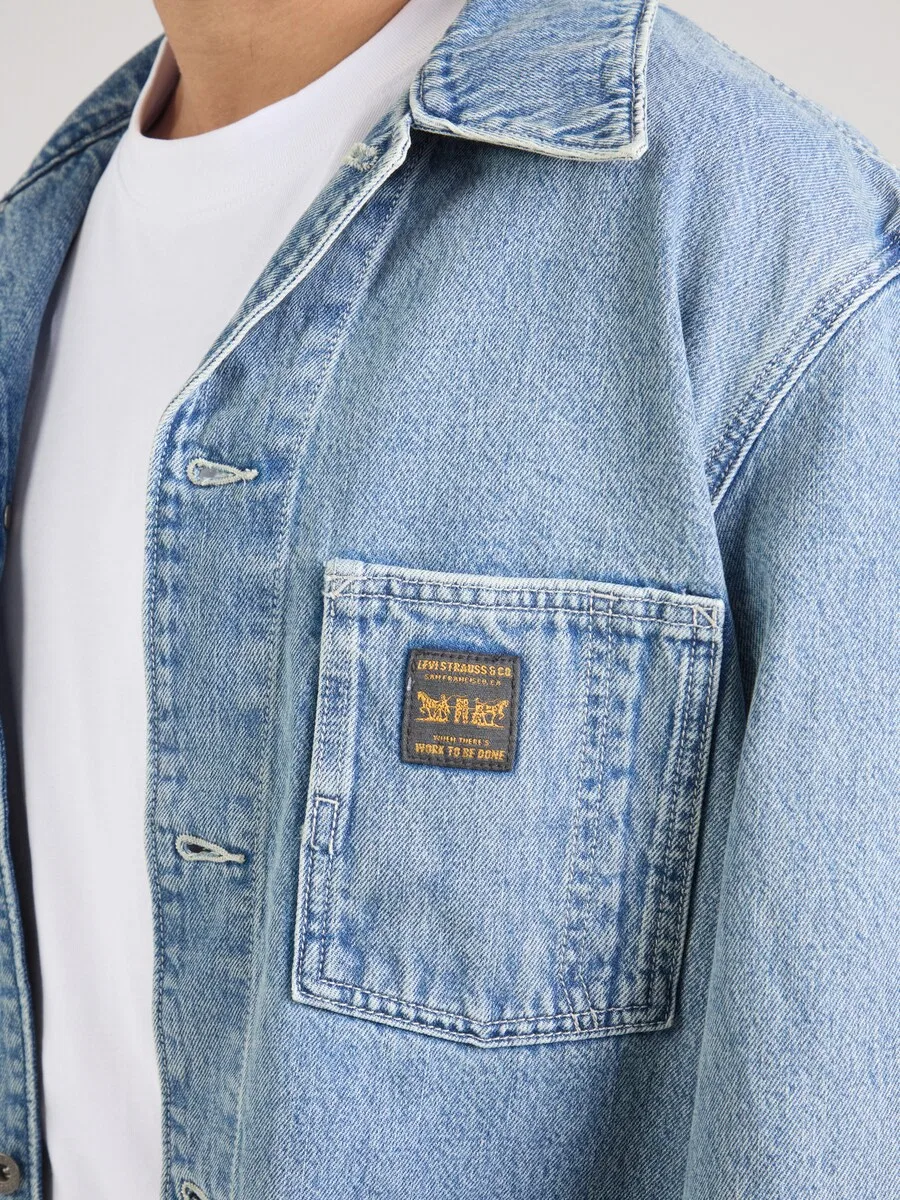 Куртка LEVI'S Between-Season 'BERKLEY' из синего денима — фото 3