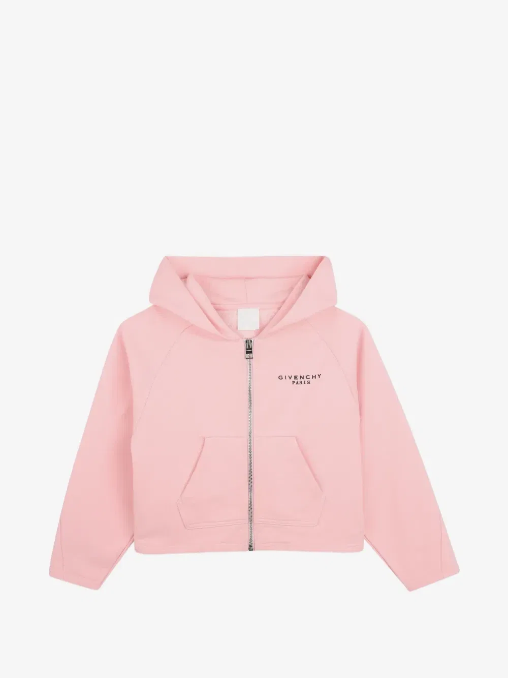 Худи на молнии с логотипом Givenchy Kids, розовый
