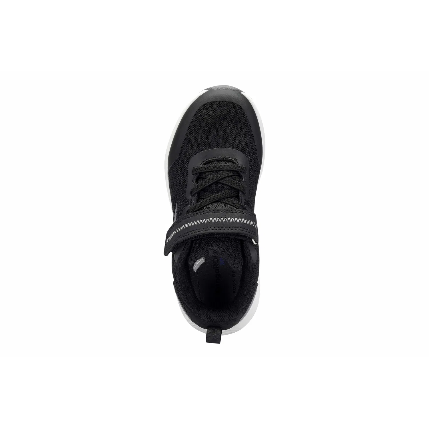 Детские кроссовки с ортопедической стелькой KangaROOS K-RDK FAM EV, Jet Black/Steel Grey — фото 4
