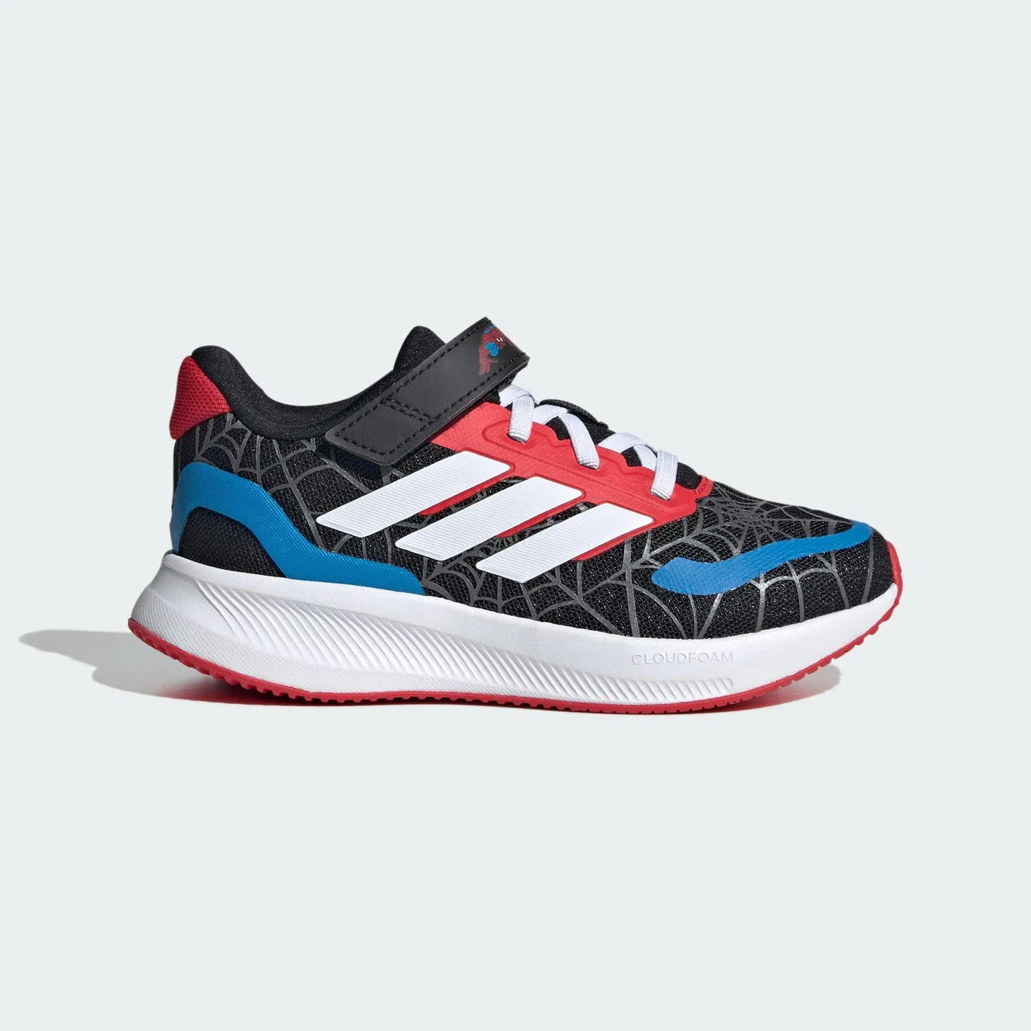 Детские кроссовки с принтом Spider-Man Runfalcon Adidas, Schwarz Weiss Hellrot