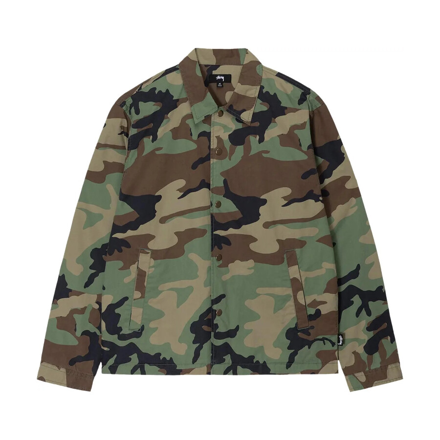 

Куртка-рубашка Stussy Coach, разноцветный, Коричневый, Куртка-рубашка Stussy Coach, разноцветный