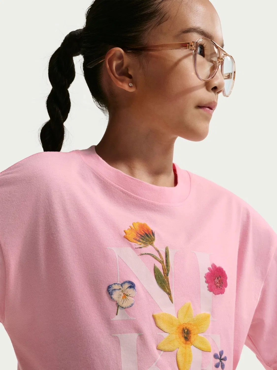 Футболка Nike Sportswear Boxy Fit, Medium Soft Pink — фото 4