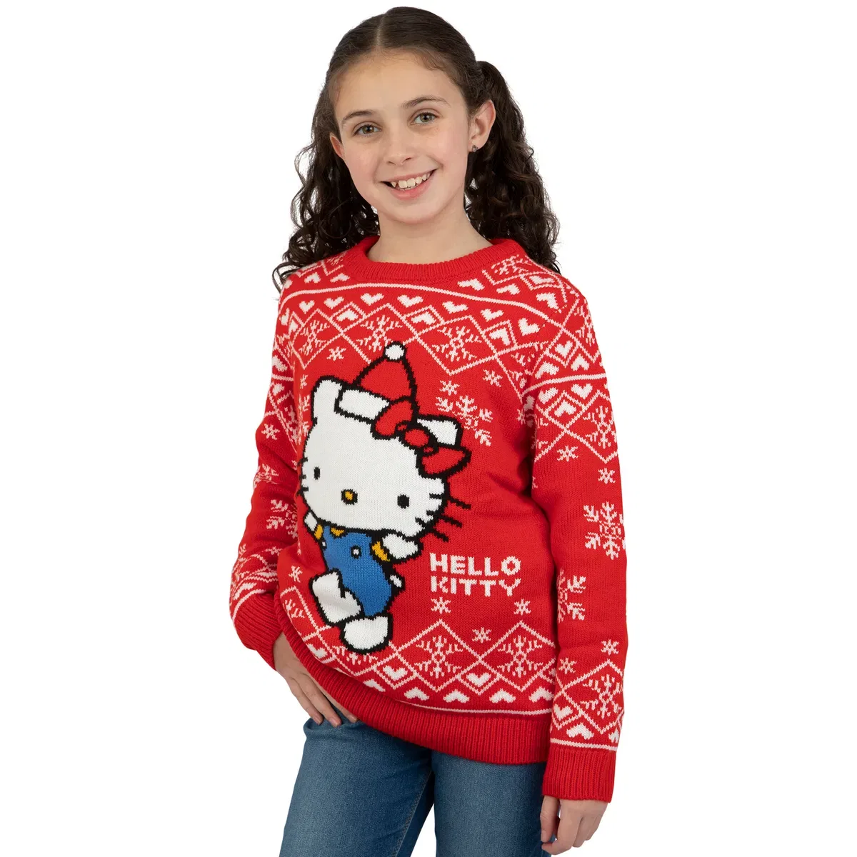 Рождественский свитер Hello Kitty, Red — фото 3