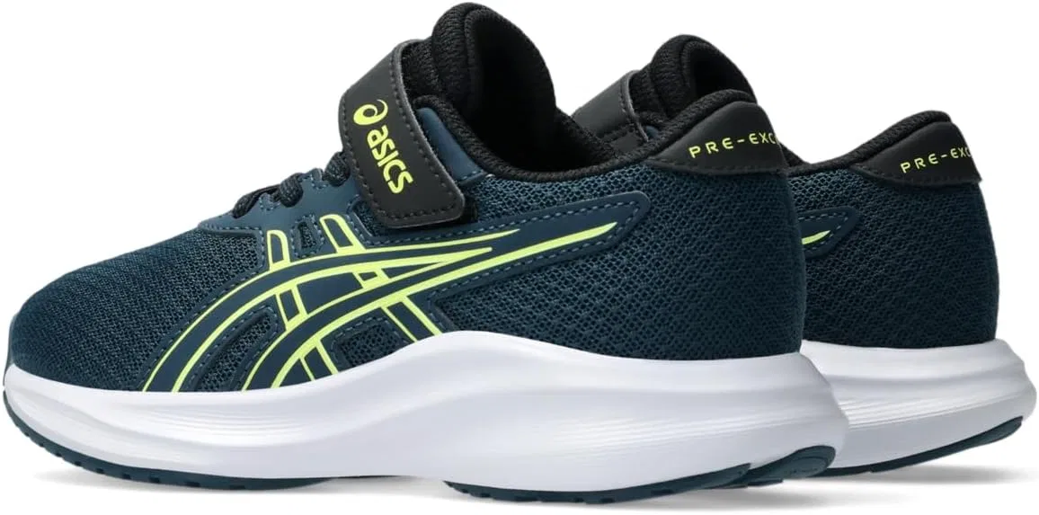 Детские беговые кроссовки для мальчиков PRE Excite 11 PS ASICS, Tranquil Teal/Citron — фото 4