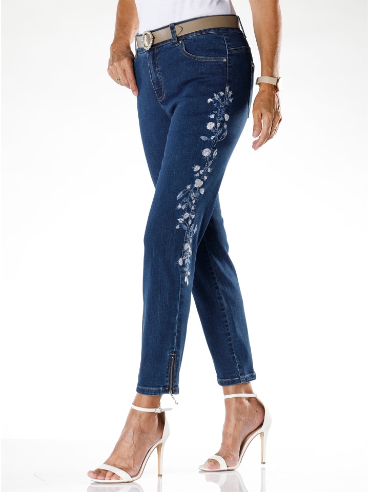 

Джинсы с пятью карманами цвета синего камня WITT WEIDEN