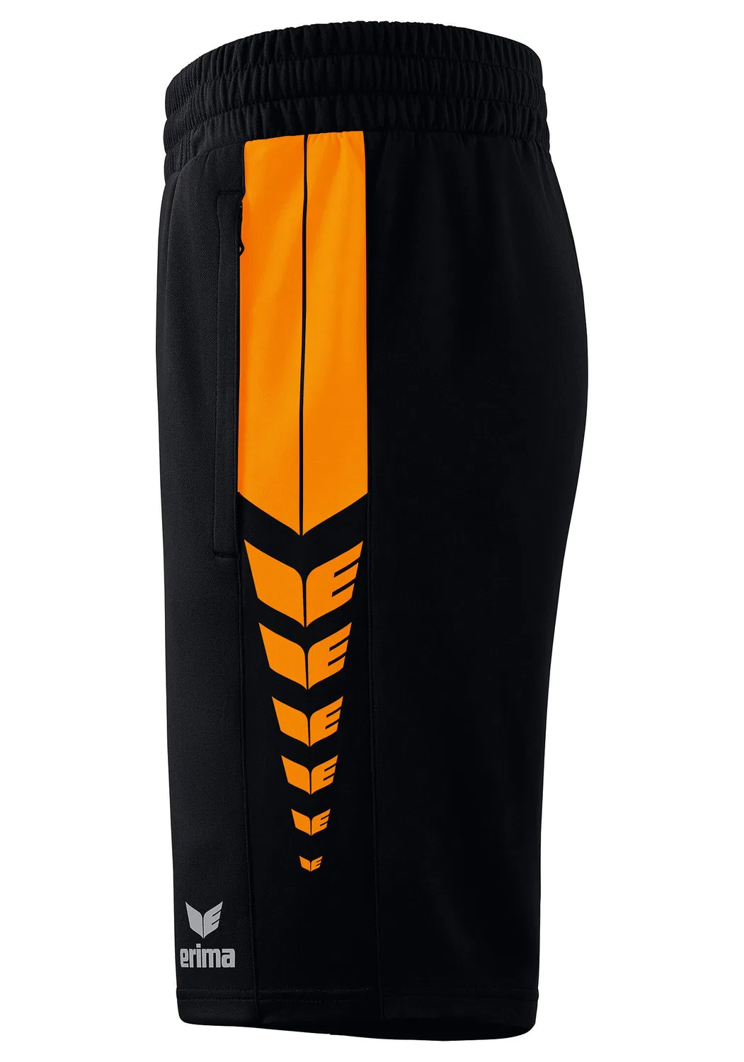 Детские шорты с принтом Six Wings Erima, Schwarz Orange — фото 3