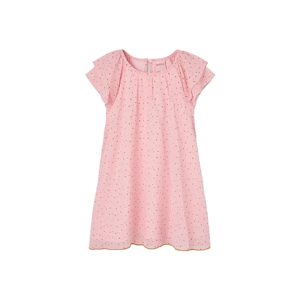 Платье с коротким рукавом Boboli 733036, розовый