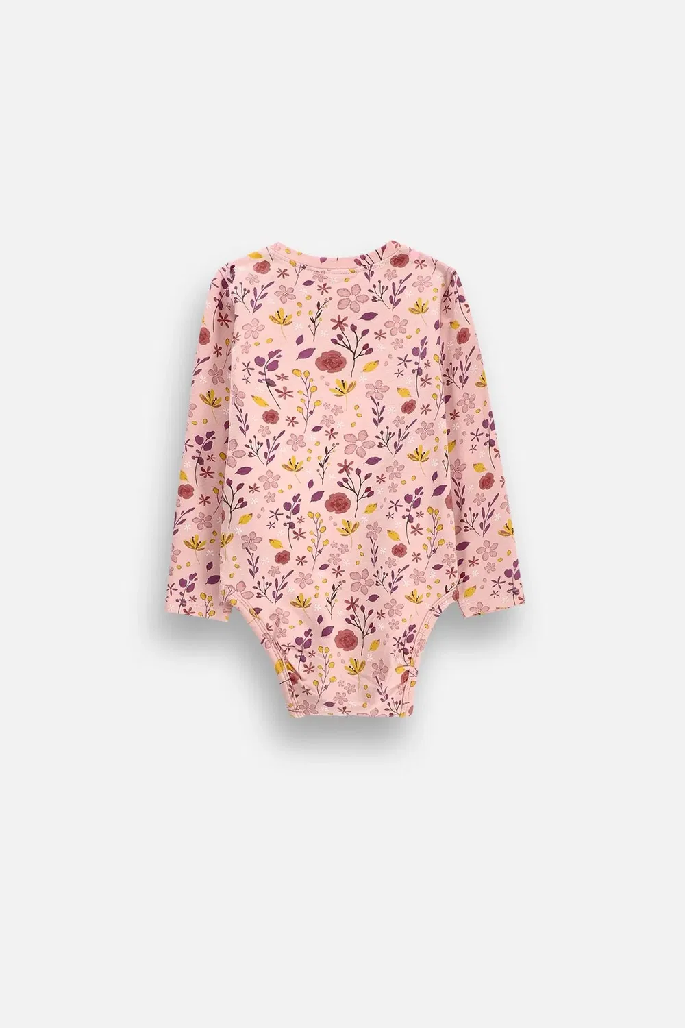 Боди с длинным рукавом Coccodrillo, приглушенный розовый — фото 2