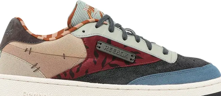 Кроссовки Reebok Club C 85 'Patchwork' x Kung Fu Panda — фото 3