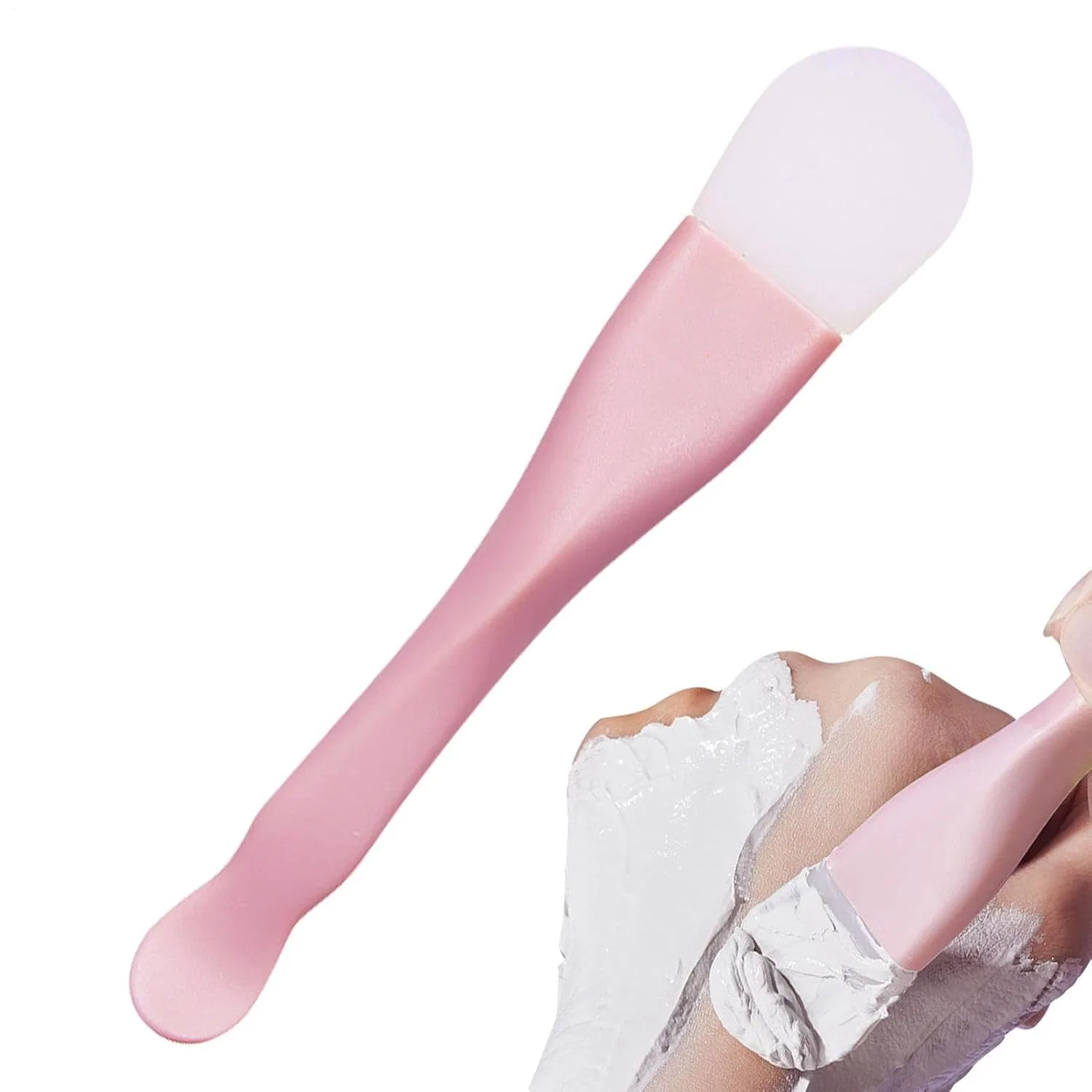 Маска для лица, 2-in-1, силикон, Pink Generisch