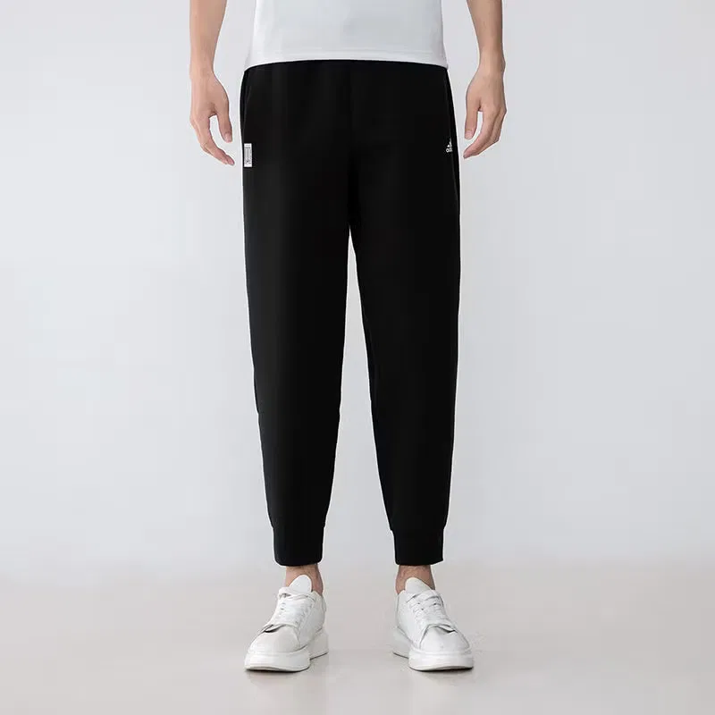 Штаны спортивные с зауженным кроем комплект Adidas, черный — фото 3