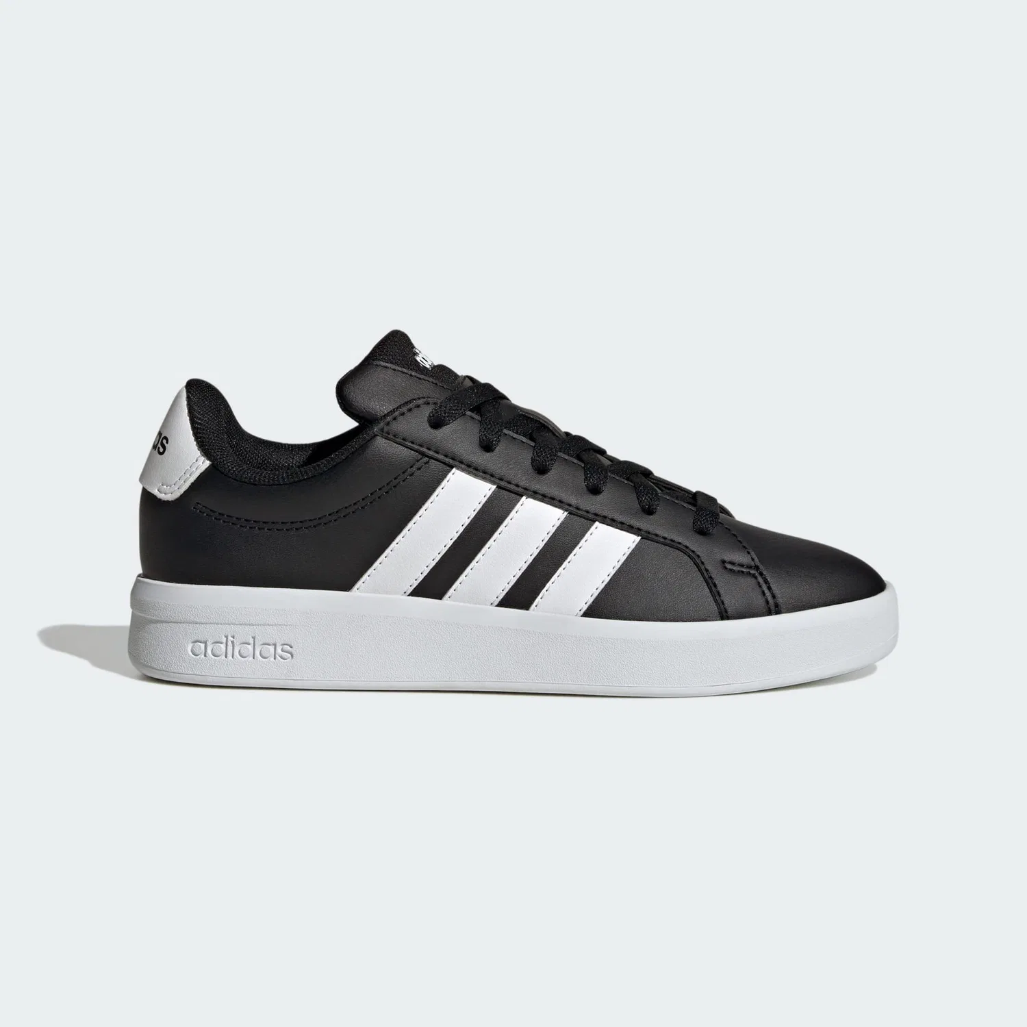 Детские кожаные кроссовки Grand Court 3.0 Adidas, Schwarz Weiß