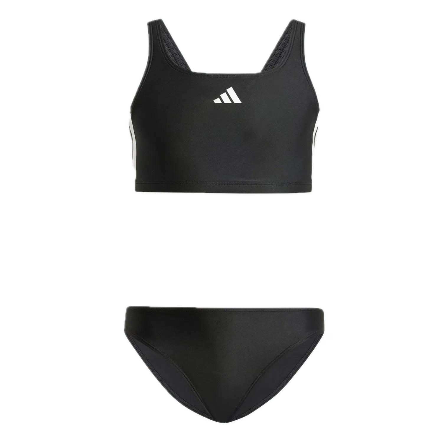 Детское бикини с тремя полосками Adidas, черный