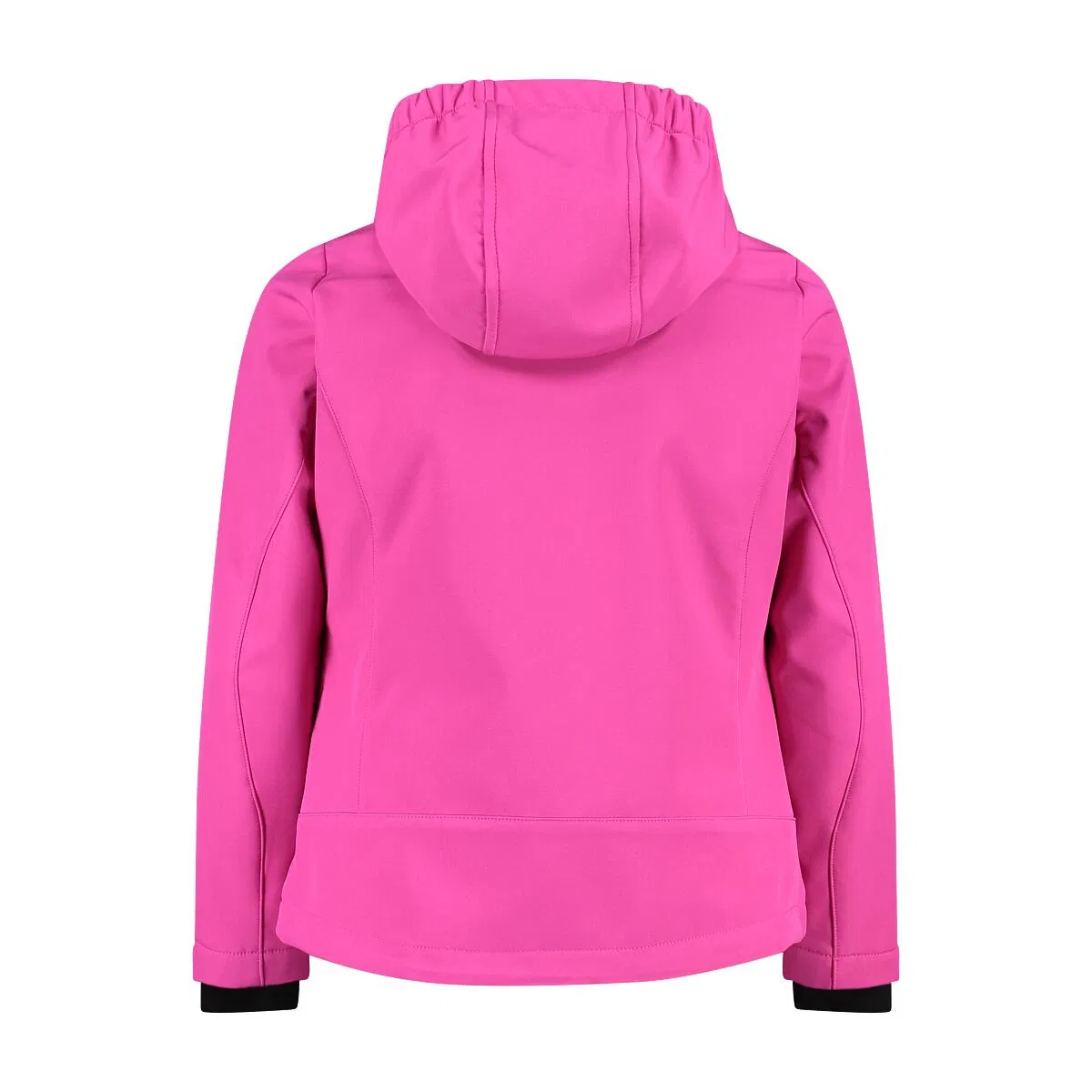 Детская софтшелл-куртка с капюшоном Fix Hood Cmp, Rosa Grau Schwarz — фото 2