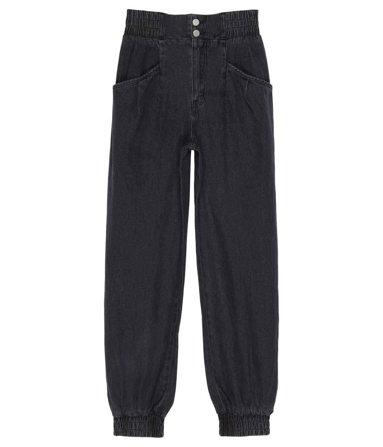 

Джинсы HABITUAL girl, Smocked Waist Joggers in Black