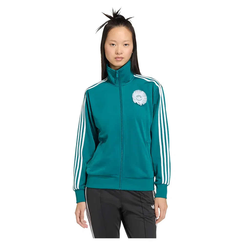Худи на молнии Adidas Originals Lace Branding FB, синий