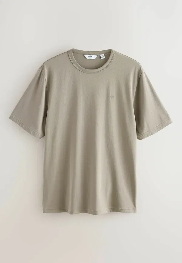Футболка хлопок Trident T-shirt 4 Pack Next, White, Stone, Neutral Marl, белый/черный — фото 4