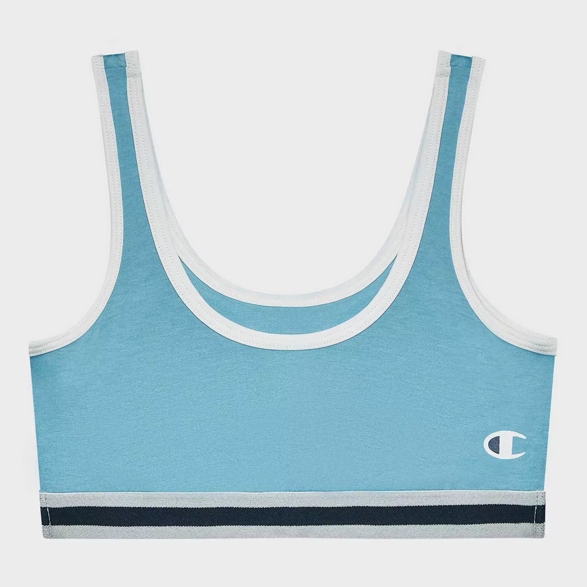 Детское бра для девочек хлопковое Champion Iconic Essentials, Light Blue — фото 2