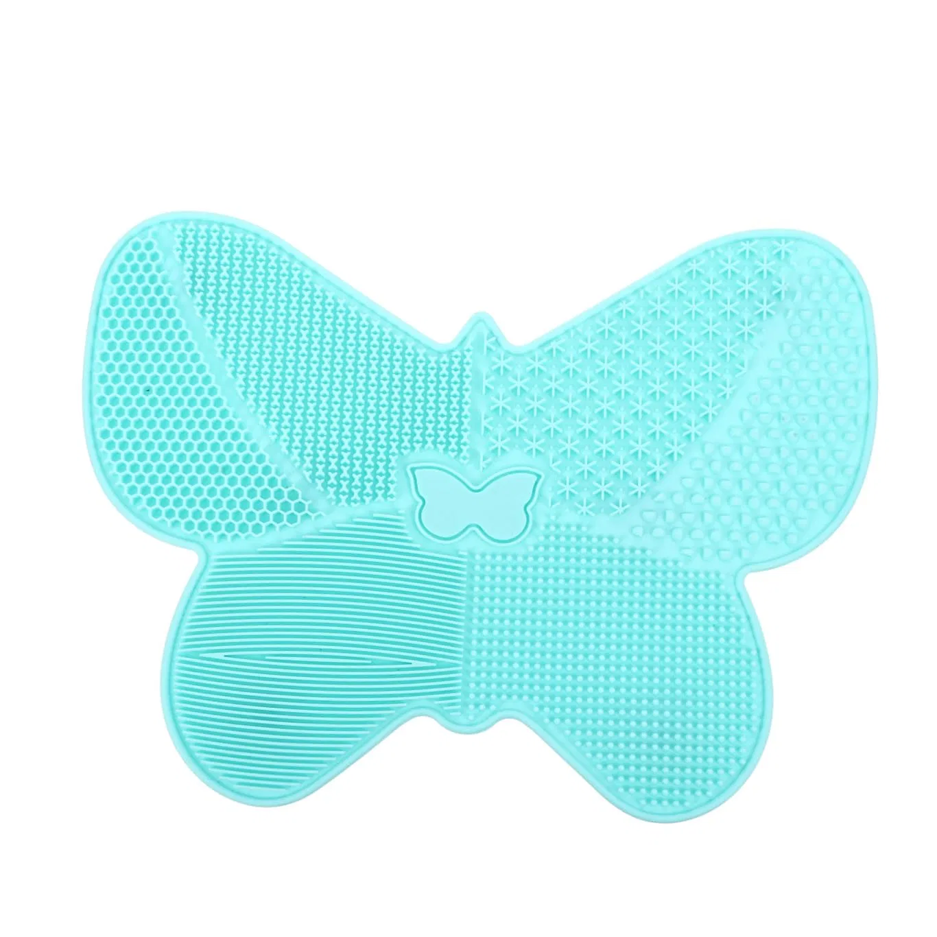 Подушечка для очистки кистей силиконовая, DEARMAMY, 23x17x1 см, Зеленая