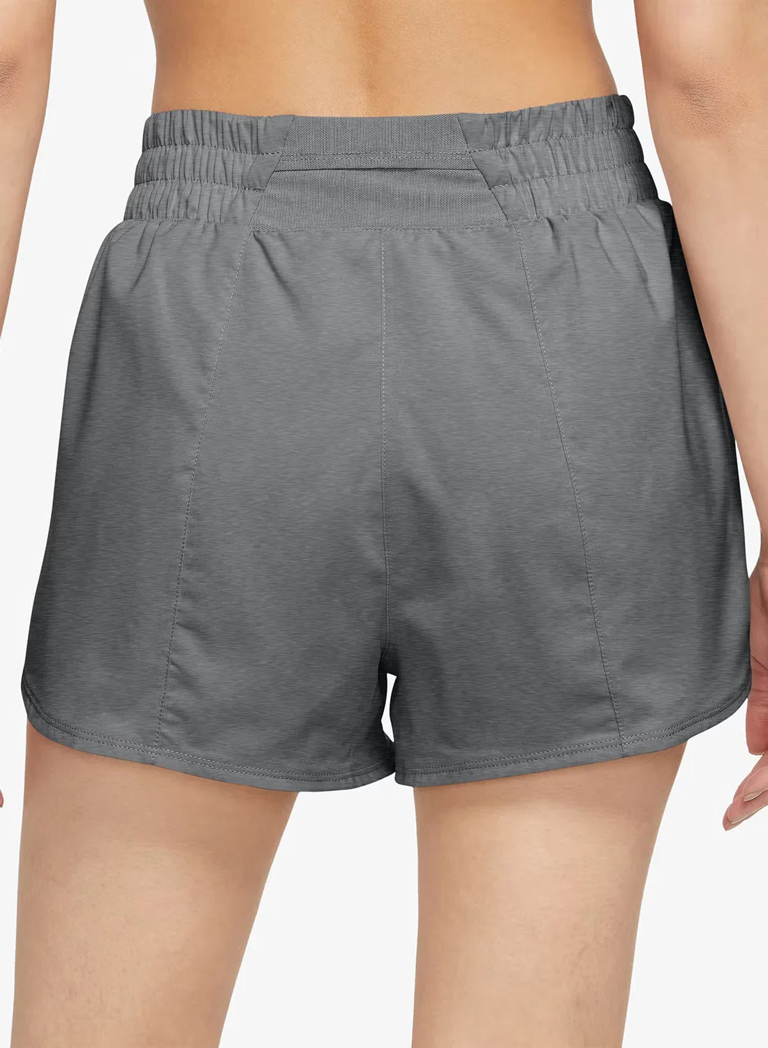 Шорты спортивные с технологией Dri-FIT 2 в 1 Nike, серый — фото 2