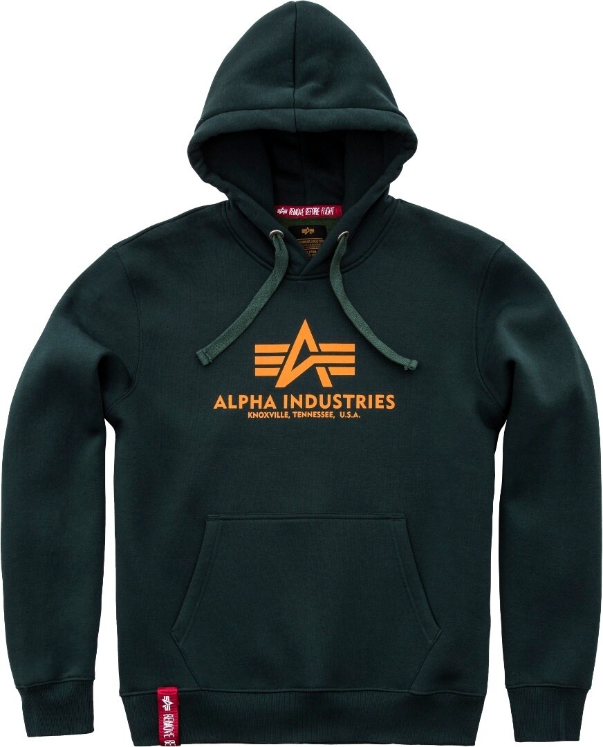 

Толстовка Alpha Industries Basic мужская, темно-зеленая, Зеленый, Толстовка Alpha Industries Basic мужская, темно-зеленая