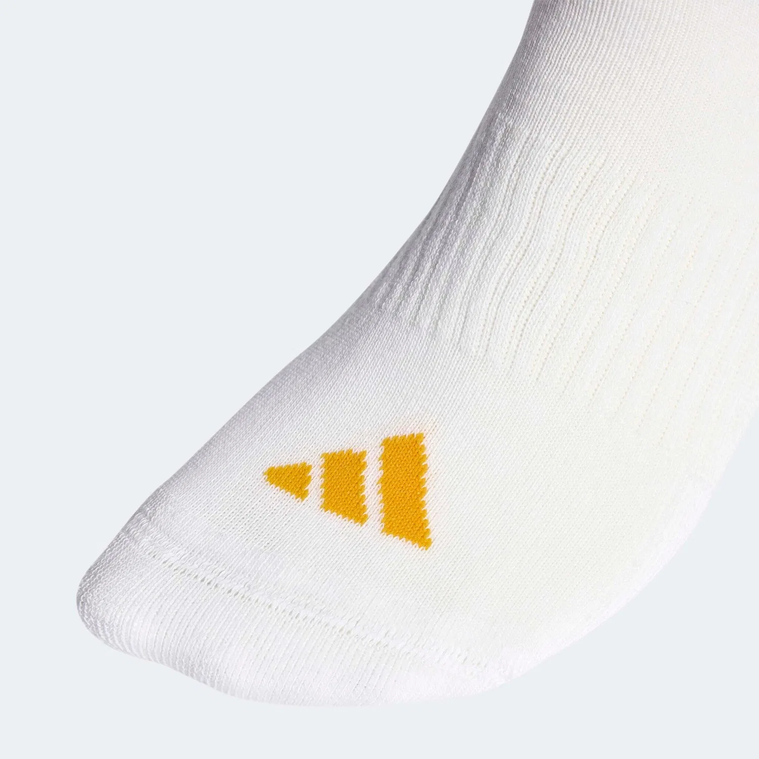 Женские носки с мягкой подкладкой и поддержкой свода стопы Adidas Performance, White/Black/Collegiate Gold — фото 3