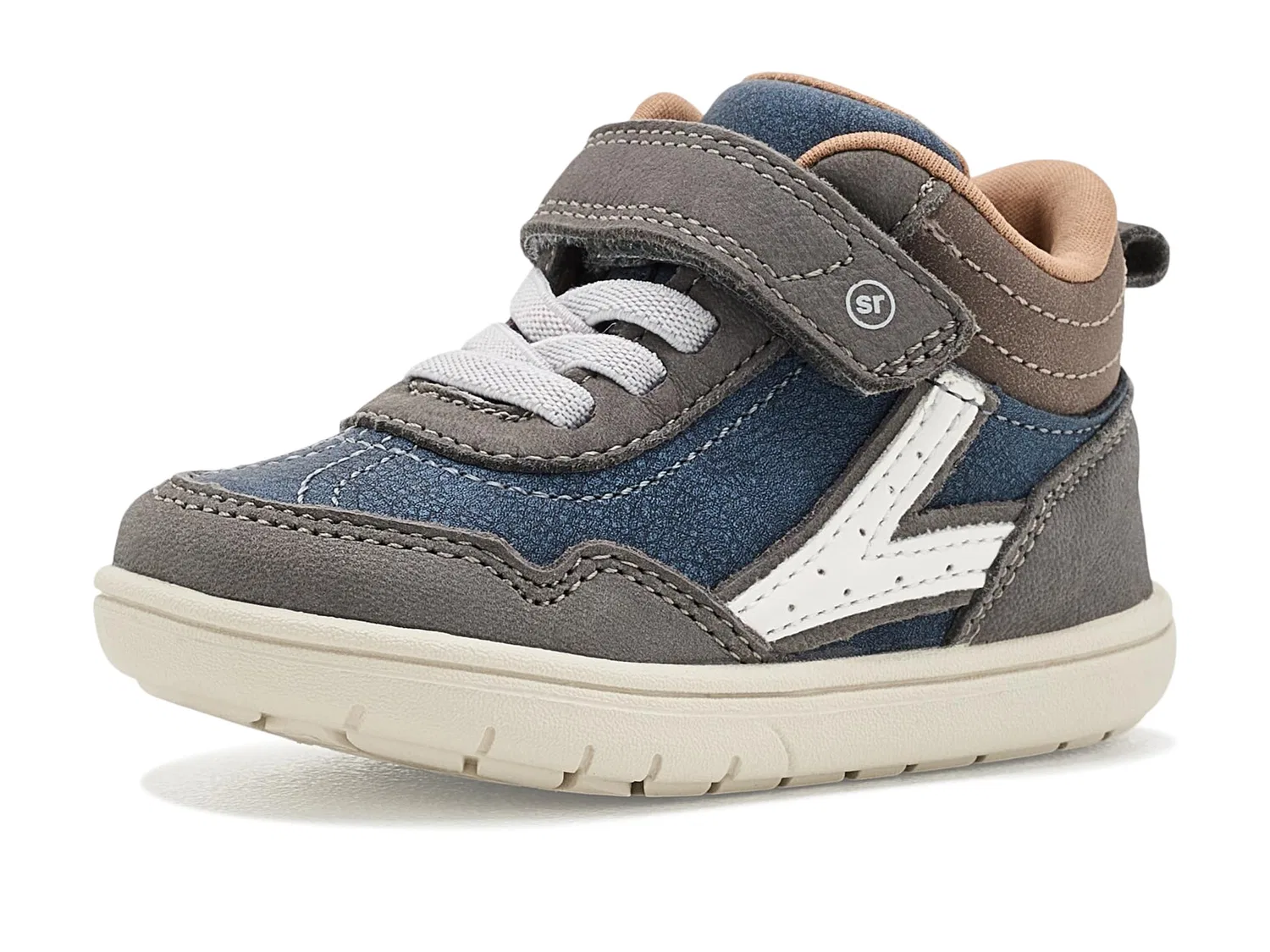 Кроссовки SRT London Mid (для малышей и маленьких детей) Stride Rite, Grey Multi — фото 2