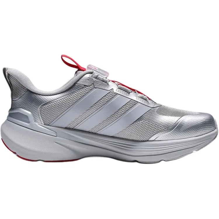 Детские кроссовки для бега с серебристым цветом LIGHTDART Adidas, Silver — фото 3