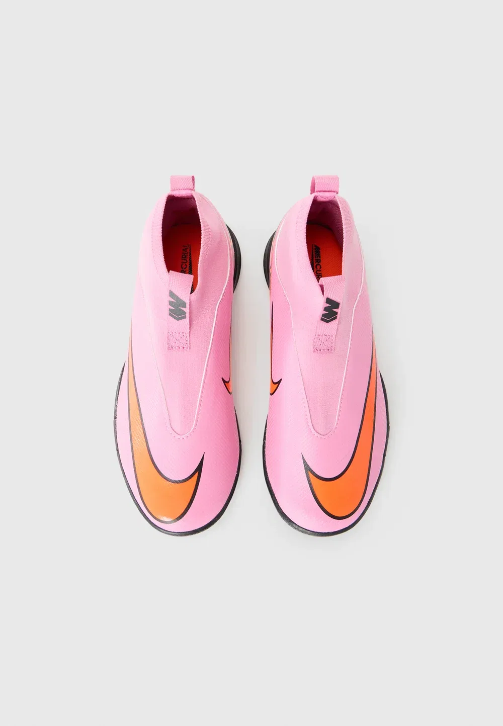 Детские кроссовки для мини-футбола Jr Mercurial Zoom Superfly 10 Academy IC Nike Performance, Magic Flamingo/Black/Total Crimson — фото 4