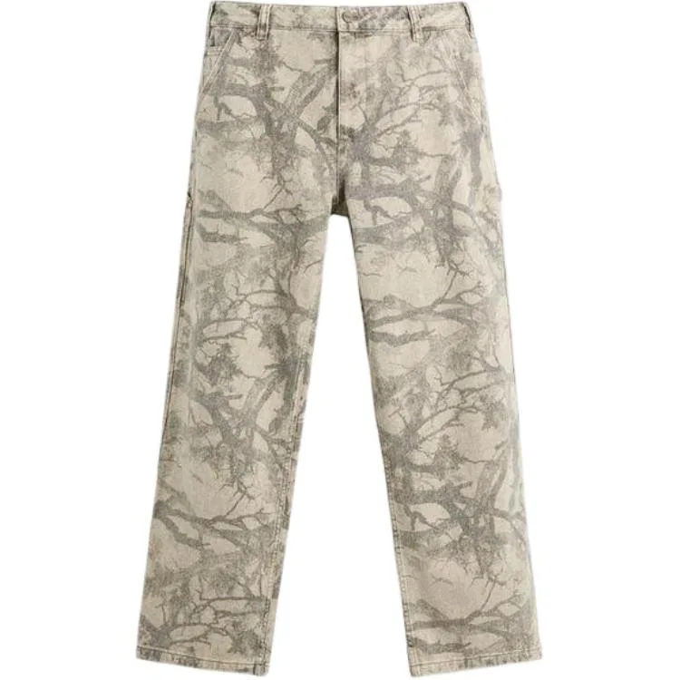 Мужские брюки свободного кроя Tan ZARA, Tan