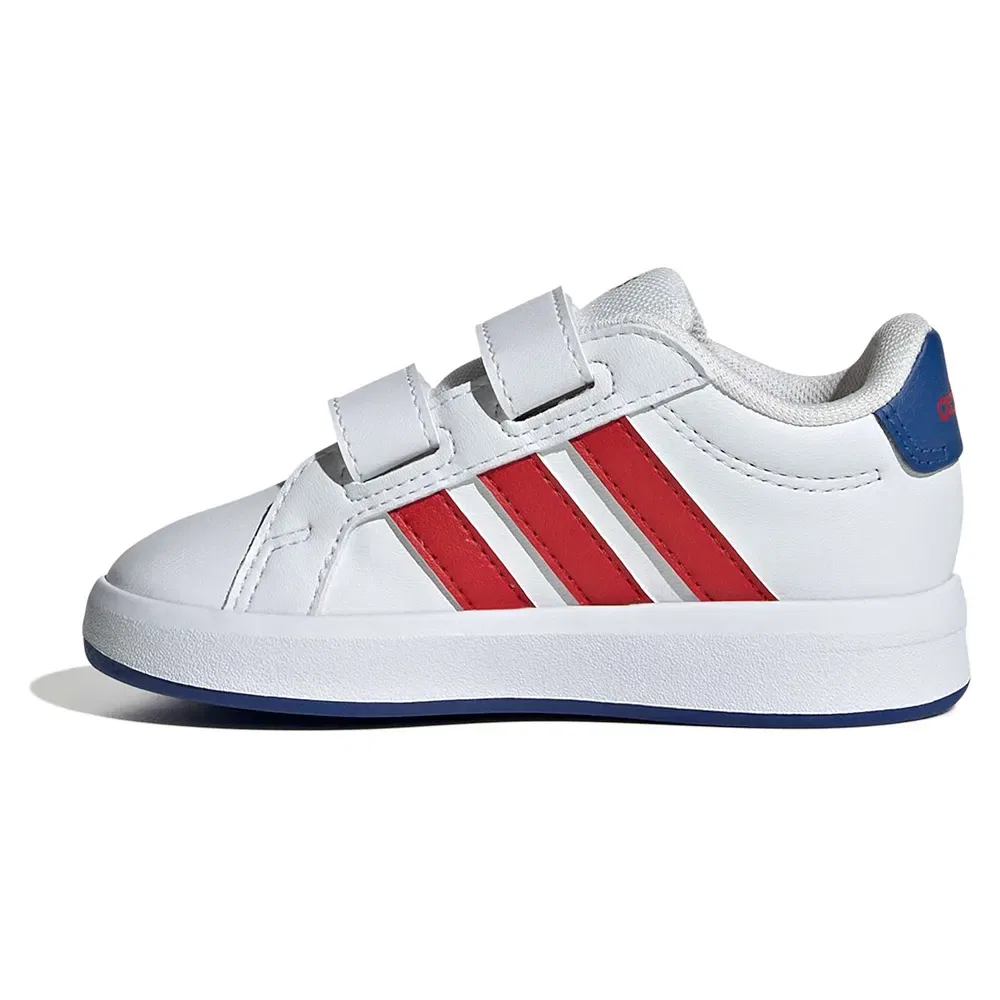 Кроссовки Adidas Grand Court 30 для малышей, белый — фото 4