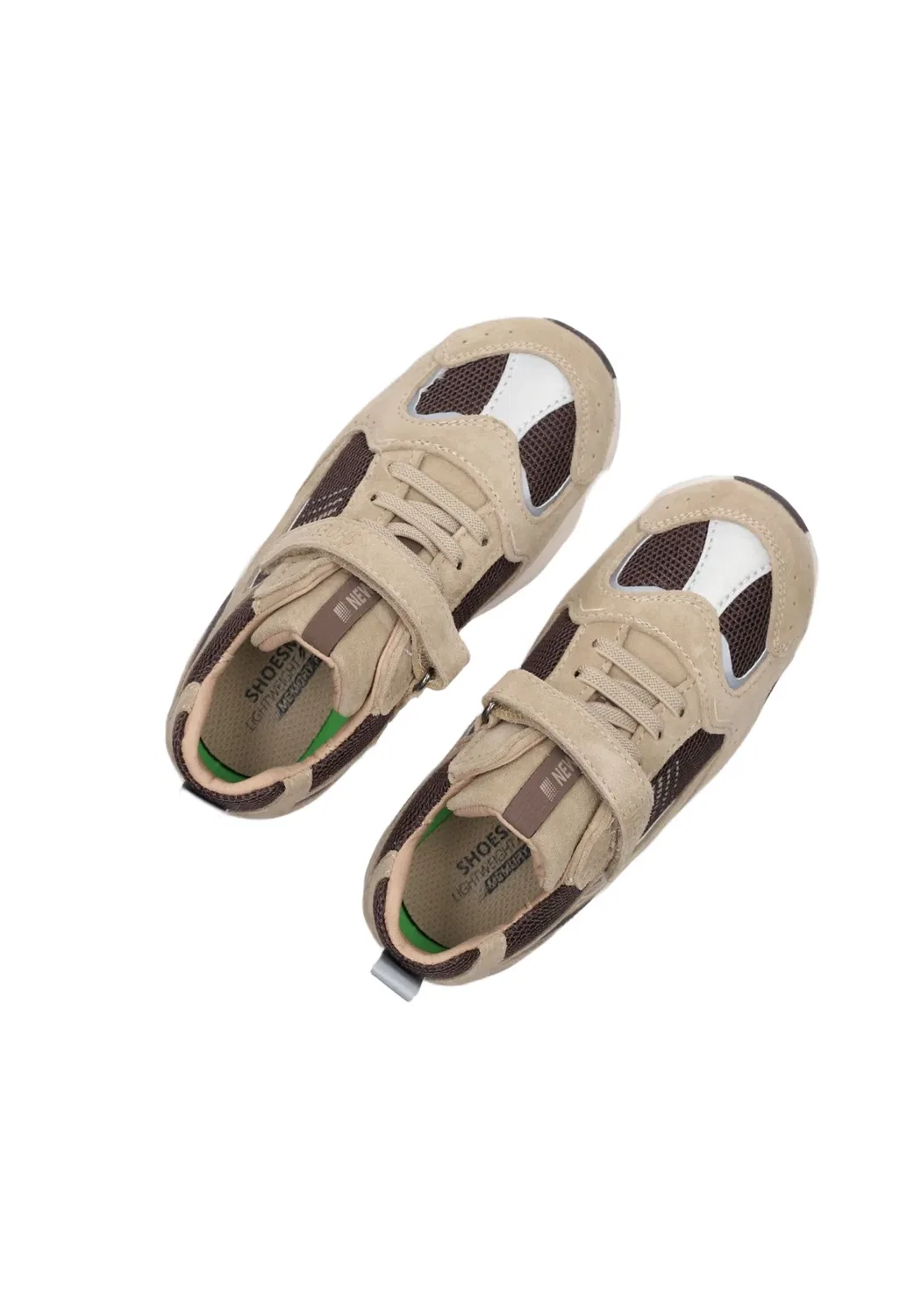 Кроссовки Jongens lage bl26w001. - детская обувь Shoesme, Beige — фото 3