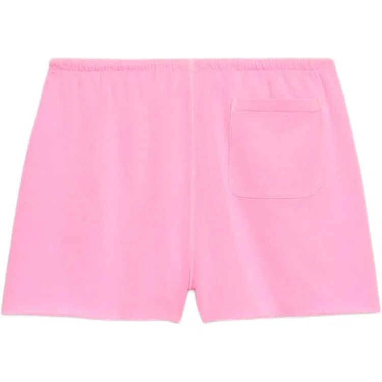 Женские шорты повседневные с неоновым принтом, ZARA, Neon Pink Red — фото 3